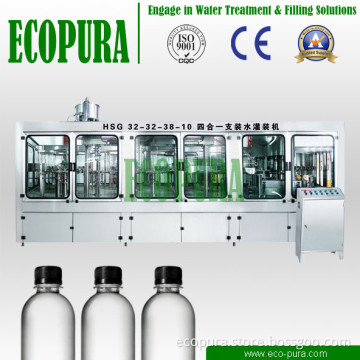 Bottled Water Filling Machine 4-in-1 Monobloc Bottling for 0.5L-2L